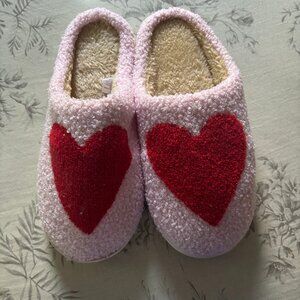Girly Heart Slippers